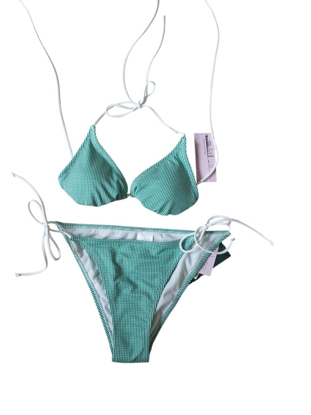 Wild Fable Bikini top and bottom - White - Size Small